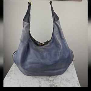 India Hicks hobo bag blue